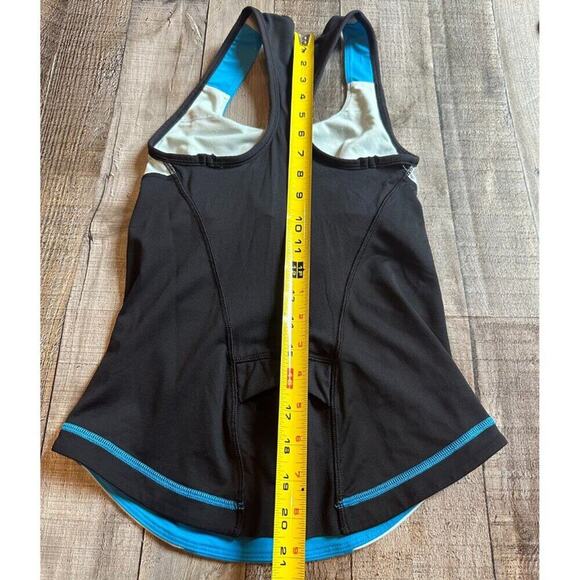 Lululemon Cardio Kick Tank | Beach Blanket Blue / Aquamarine / Black | Size: 2 - Picture 9 of 14
